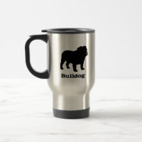 Siluetas de Bulldog Inglés con Texto
