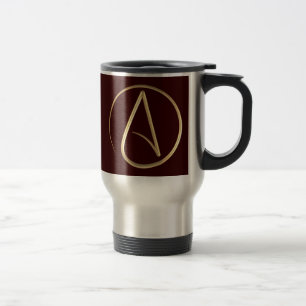 Taza De Viaje Símbolo ateo