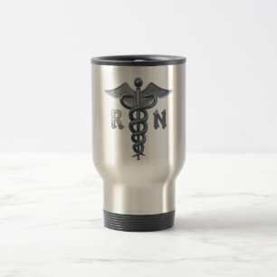 Taza De Viaje Símbolo de enfermera registrado