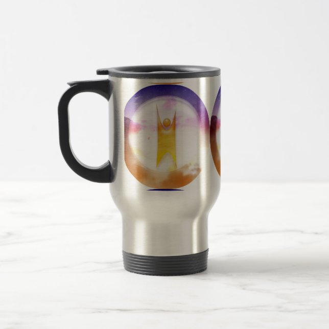 Taza De Viaje Símbolo de humanismo (Izquierda)