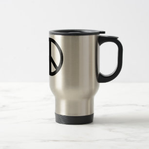Taza De Viaje Símbolo de la Campaña por el Desarme Nuclear