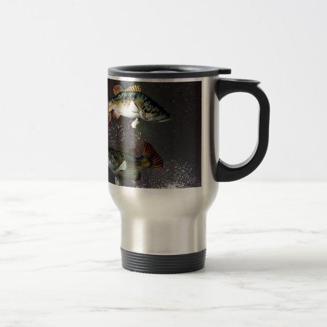 Taza De Viaje Símbolo del zodiaco de Piscis (Derecha)