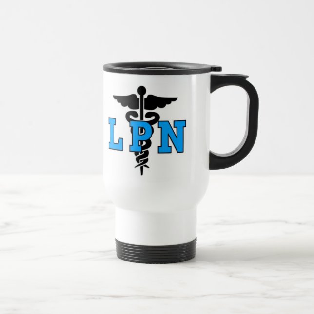 Taza De Viaje Símbolo médico de LPN (Derecha)