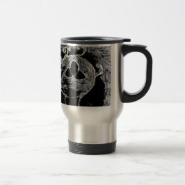 Taza De Viaje símbolo wiccano para las brujas