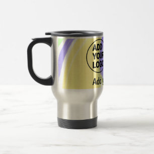 Taza De Viaje Simple código qr minimalista agregar logotipo esca