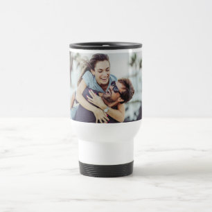 Taza De Viaje Simple foto de pareja moderna favorita