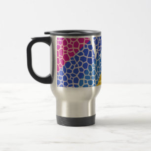 Taza De Viaje simple minimal color sólido personalizado thr