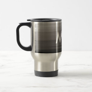Taza De Viaje Simple monogram add your name letter man minimal t