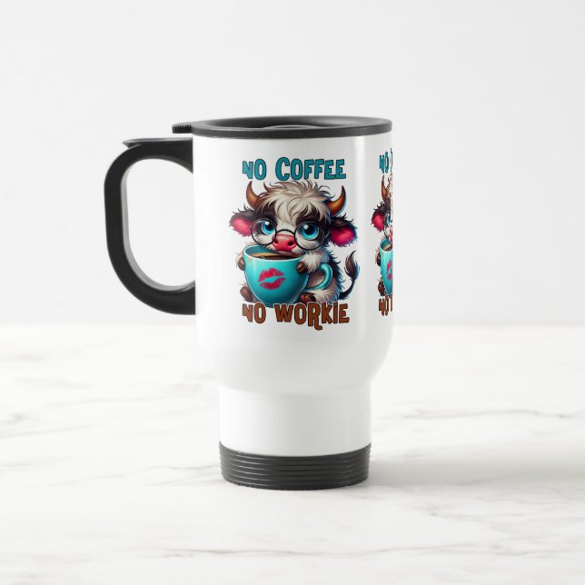 Taza De Viaje Sin Café No Funciono  (Izquierda)