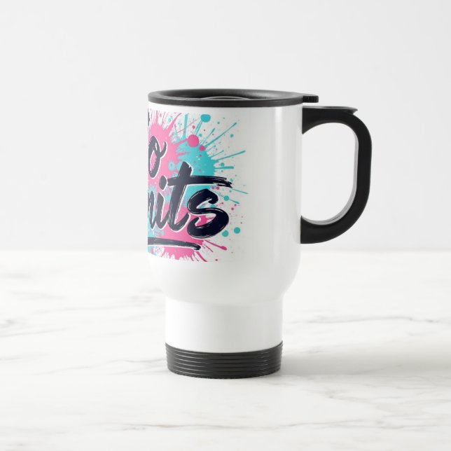Taza De Viaje Sin límites de manipulación motivacional - Arte de (Derecha)