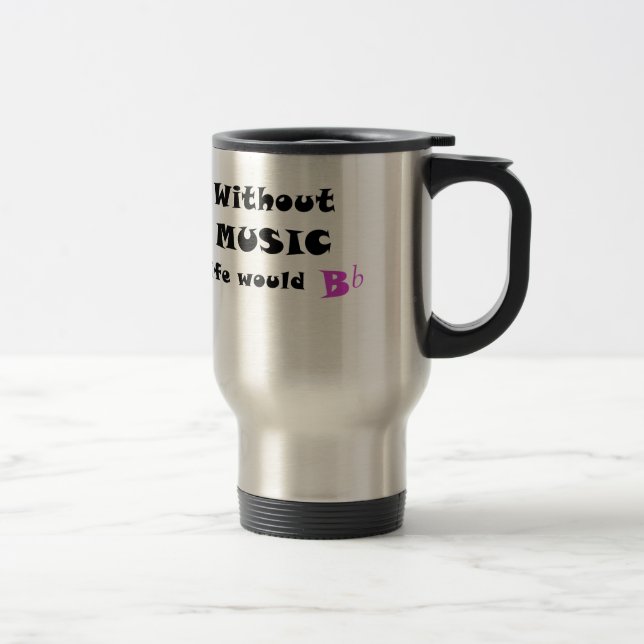 Taza De Viaje Sin vida de la música B plano (Derecha)