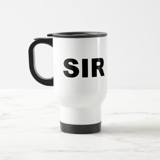 Taza De Viaje Sir Travel Mug (Izquierda)