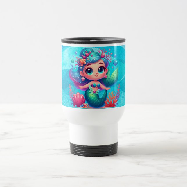 Taza De Viaje Sirena submarina (Centro)