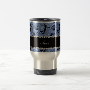 Taza De Viaje Sirenas azules claras conocidas personalizadas del