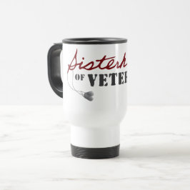 Taza De Viaje Sisters of Veterans Military Pride Design