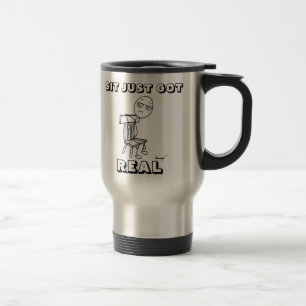 TAZA DE VIAJE SIT ACABA DE CONSEGUIR UN RATÓN DE VIAJE REAL