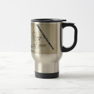 Taza De Viaje Sitio de la música del Clarinet