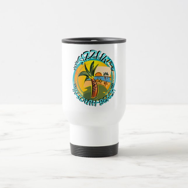 Taza De Viaje Sizzlin en South Beach (Centro)