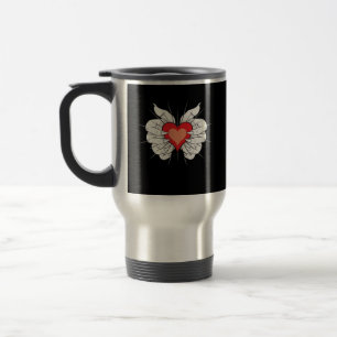 Taza De Viaje Skeleton Hands Heart Classic
