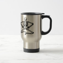 Taza De Viaje Skeleton negro