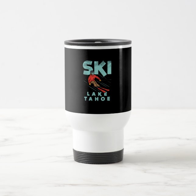 Taza De Viaje Ski Lake Tahoe (Centro)