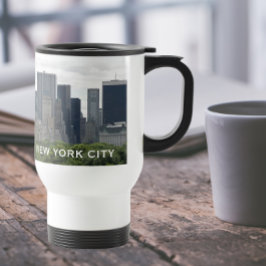 Taza De Viaje Skyline Manhattan de Nueva York