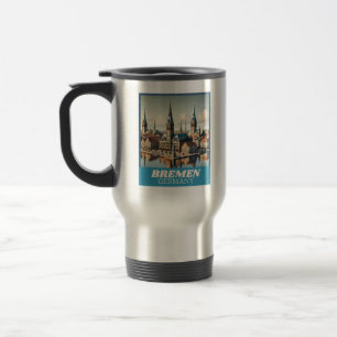 Taza De Viaje Skyline Retro Bremen