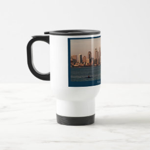 Taza De Viaje Skyline Seattle en Sunset Mug