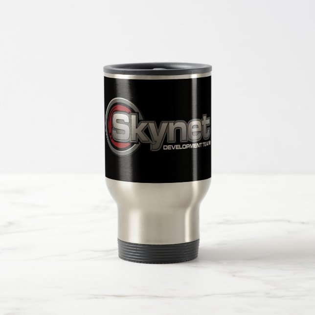 Taza De Viaje SkyNet Development Team (Centro)