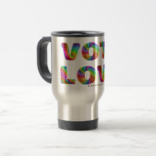 Taza De Viaje SlipperyJoe vota por la igualdad de amor los regal