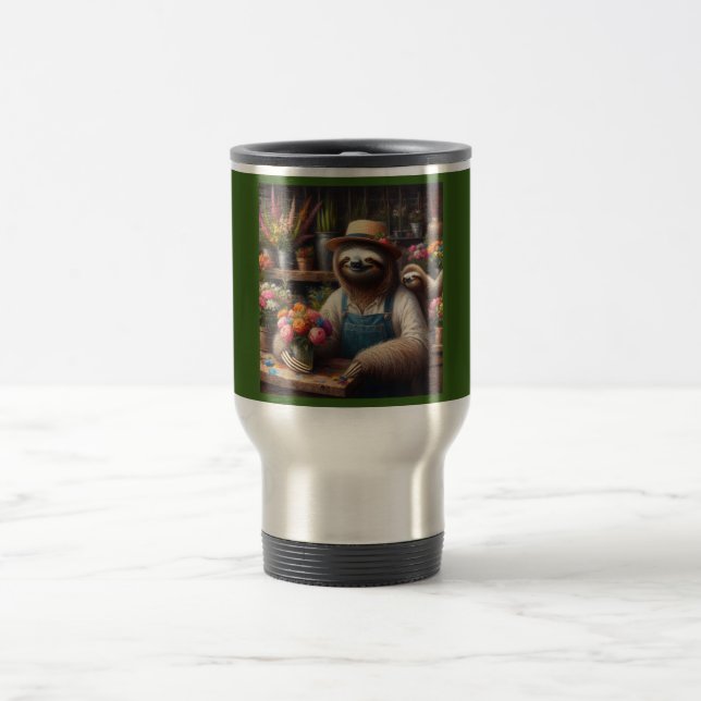 Taza De Viaje Sloth Florist (Centro)