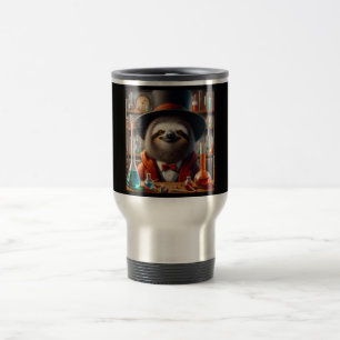 Taza De Viaje Sloth Mad Scientist