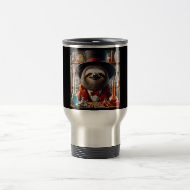 Taza De Viaje Sloth Mad Scientist (Centro)