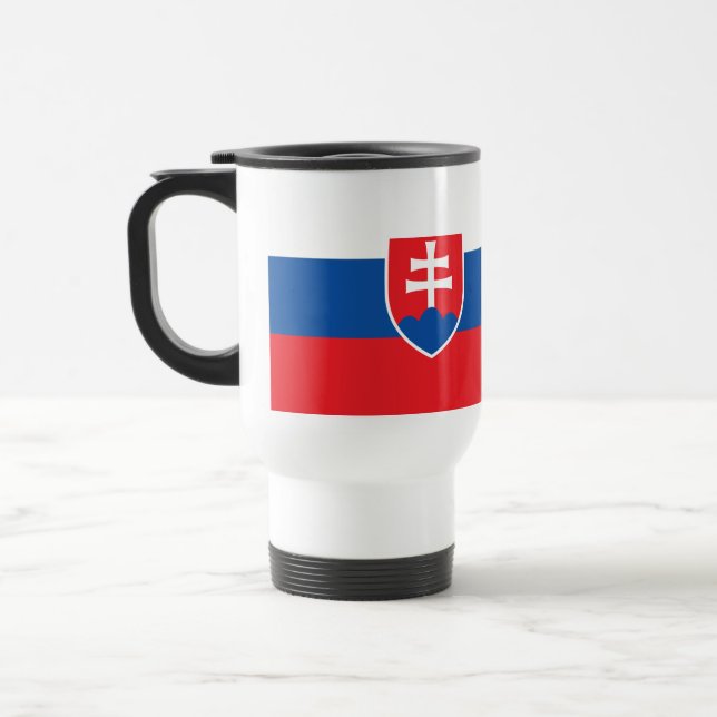 Taza De Viaje Slovakia Flag (Izquierda)