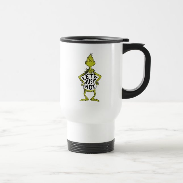 Taza De Viaje Snarky Grinch | Gracioso No citemos (Derecha)