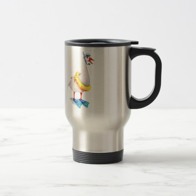 Taza De Viaje Snorkeling White Goose (Derecha)