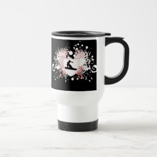 Taza De Viaje snowboard de alta fidelidad