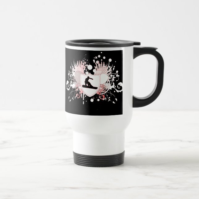 Taza De Viaje snowboard de alta fidelidad (Derecha)