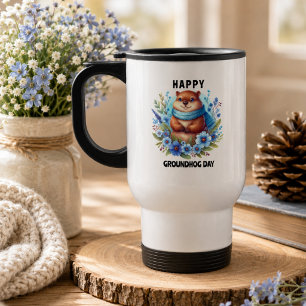 Taza De Viaje ¿Sobrevalorado? Acuarela que celebra el Día de la