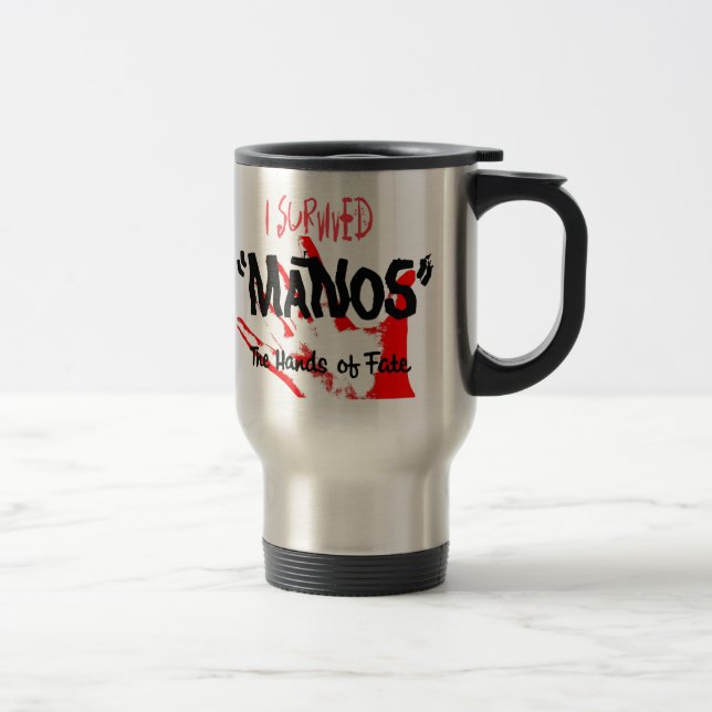 Taza De Viaje Sobreviví Manos las manos del sino (Derecha)