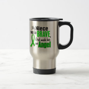 Taza De Viaje Sobrina del linfoma Non-Hodgkin del ángel 1