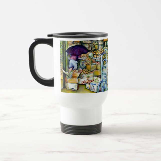 Taza De Viaje Socavar la gentrificación artística (Izquierda)