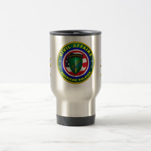 Taza De Viaje Soldado de Asuntos Civiles