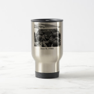 Taza De Viaje Soldados Del Día D En Un Barco De Higgins