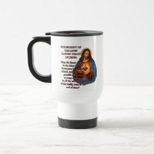 Taza De Viaje Solemnidad del Sagrado Corazón de Jesús Oración