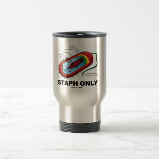 Taza De Viaje Solo estafio (bacterias Prokaryote Diagrama bacter