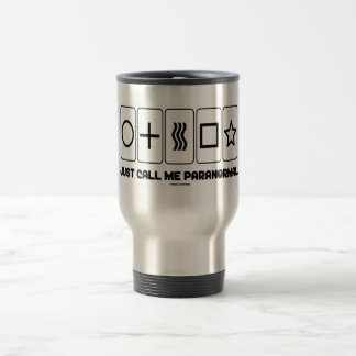 Taza De Viaje Sólo Llámame Paranormal (Tarjetas Zener)