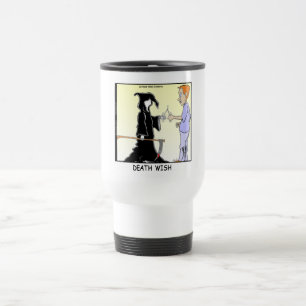 Taza De Viaje Sólo Pollos Temen Al Segador Divertido