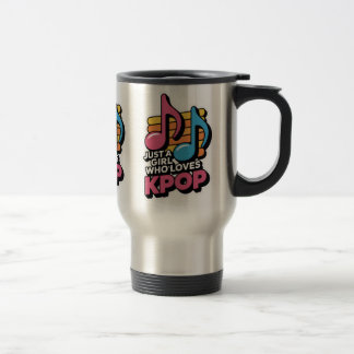 Taza De Viaje Solo un chica que ama el Kpop