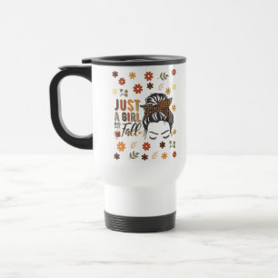 Taza De Viaje Solo Un Chica Que Ama La Caída
